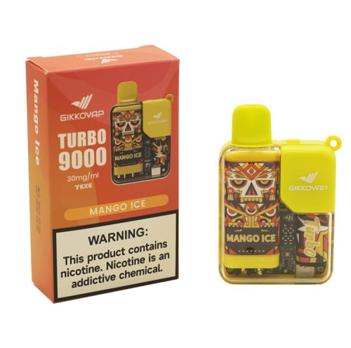 Disposable Nicotine Vape - TURBO 9000 - Mango Ice