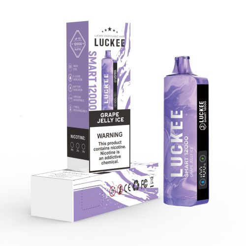 Disposable Nicotine Vape - Luckee Smart 12000 - Grape Jelly Ice