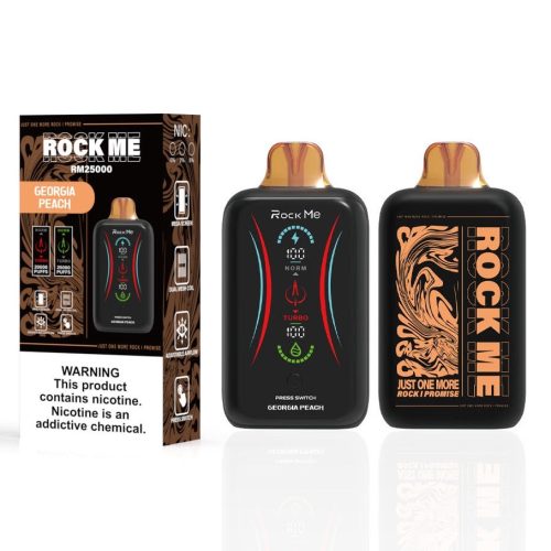 Disposable Nicotine Vape - Rockme 25000 - Georgia Peach