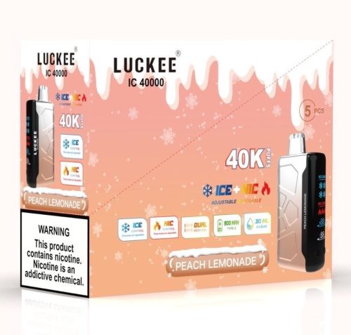 Luckee IC 40K – Peach Lemonade - Image 2