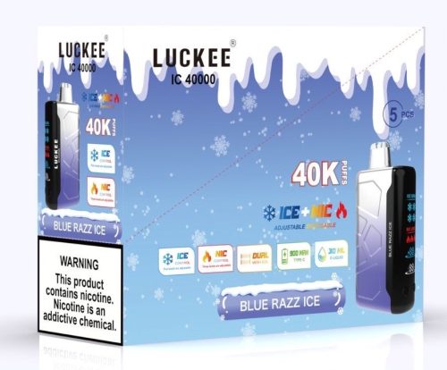 Luckee IC 40K – Blue Razz Ice - Image 2