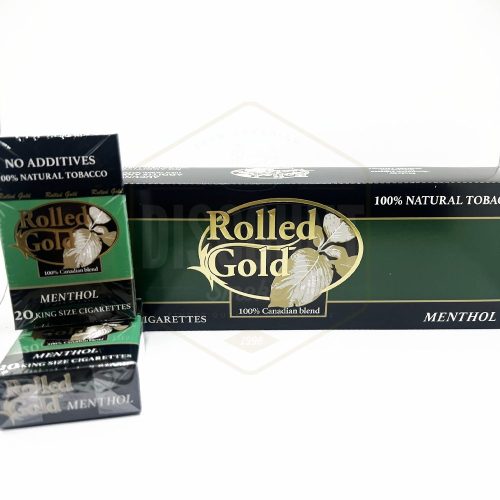 Rolled Gold Menthol Cigarettes