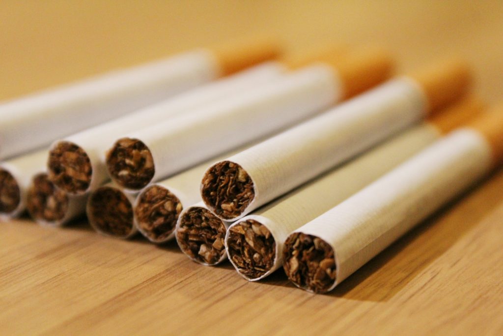 do cigarettes have calories