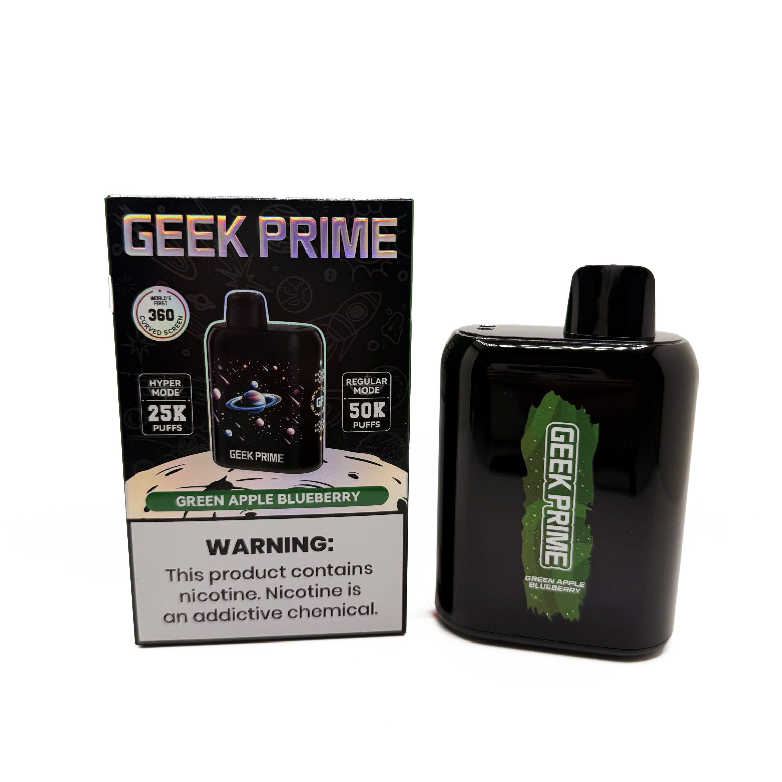 Geek Prime 50K – Green Apple Blueberry