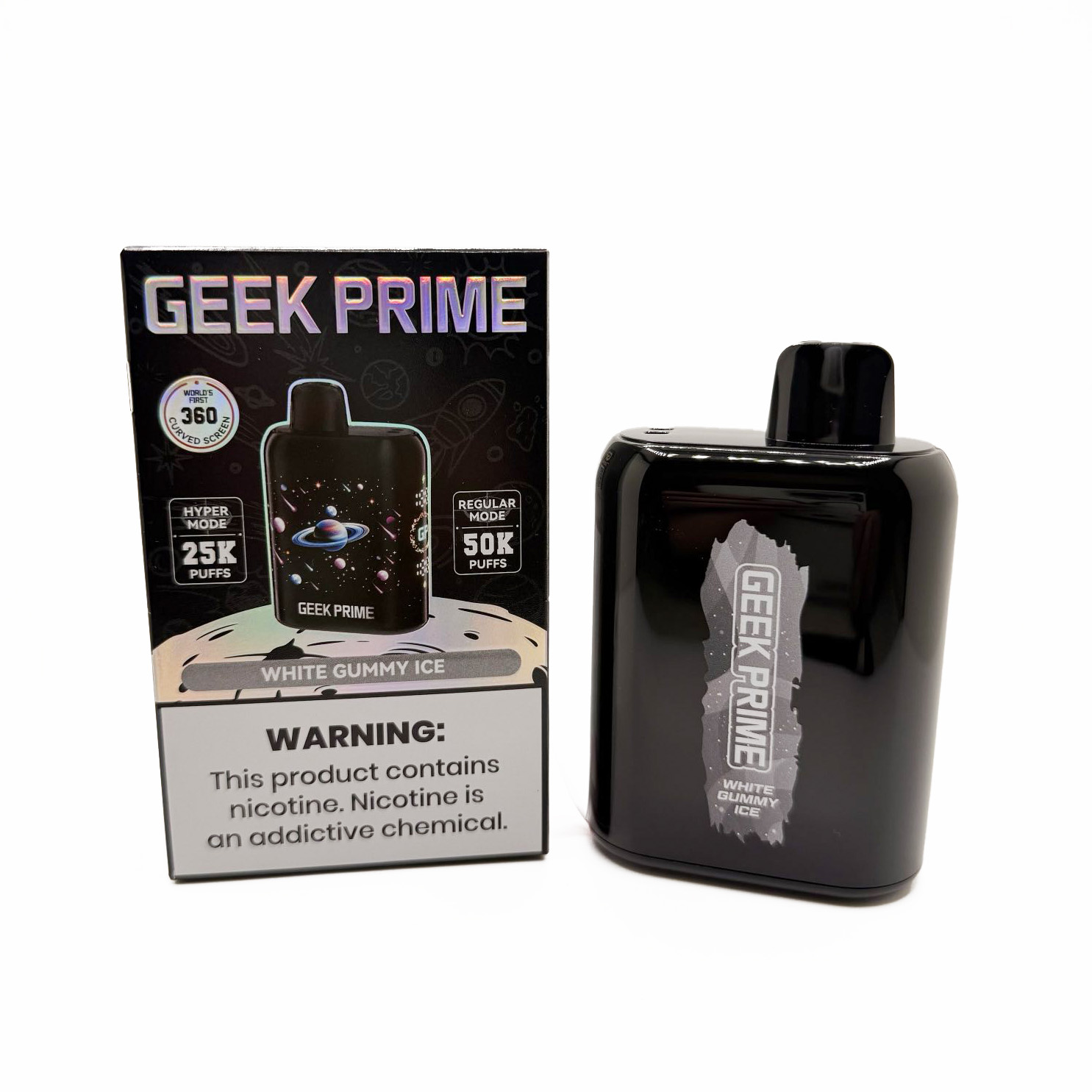 Geek Prime 50K – White Gummy Ice