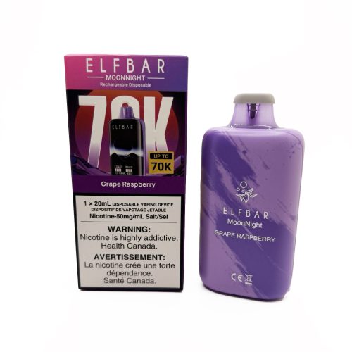 Elfbar Moonnight 70000 – Grape Raspberry