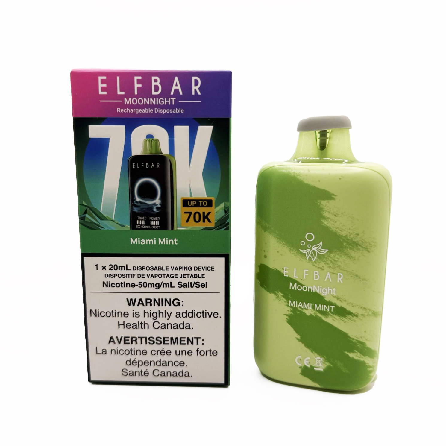 Elfbar Moonlight 70000 – Miami Mint