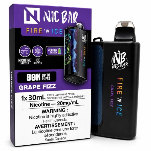 Nic Bar 80K – Grape Fizz