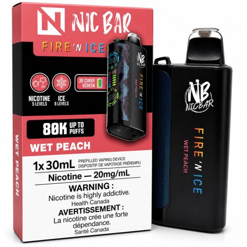 Nic Bar 80K – Wet Peach
