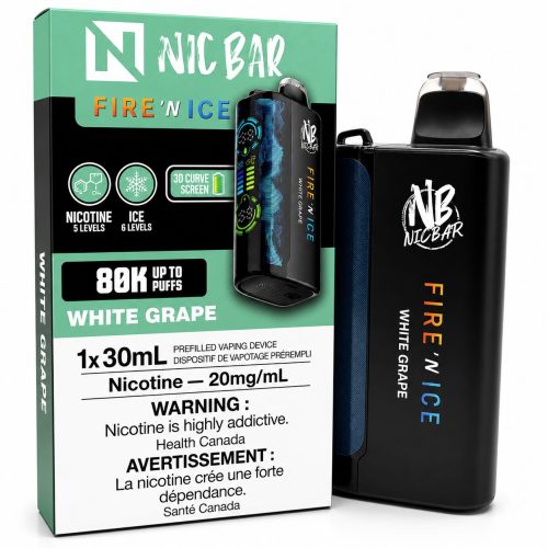 Nic Bar 80K – White Grape