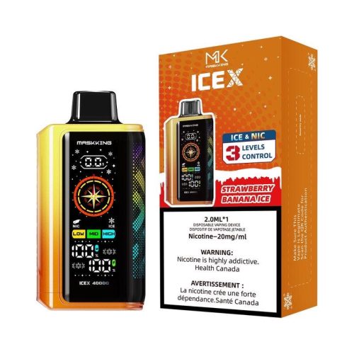 Maskking IceX 40K – Strawberry Banana Ice