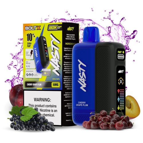 Nasty BoltX 80k Cherry Grape Plum